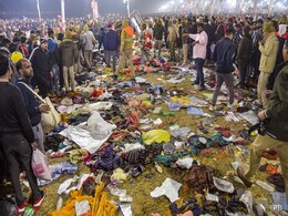 Piles Of Clothes, Scattered Shoes, Bags: The Chaos After Maha Kumbh Stampede Piles Of Clothes, Scattered Shoes, Bags: The Chaos After Maha Kumbh Stampede