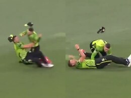 Horrific Collision Rocks Big Bash League. Australia Star Stretchered Off - Video Horrific Collision Rocks Big Bash League. Australia Star Stretchered Off - Video