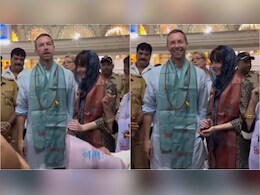 Ahead Of Coldplay Mumbai Concert, Chris Martin And Girlfriend Dakota Johnson Seek Blessings At Babulnath Temple