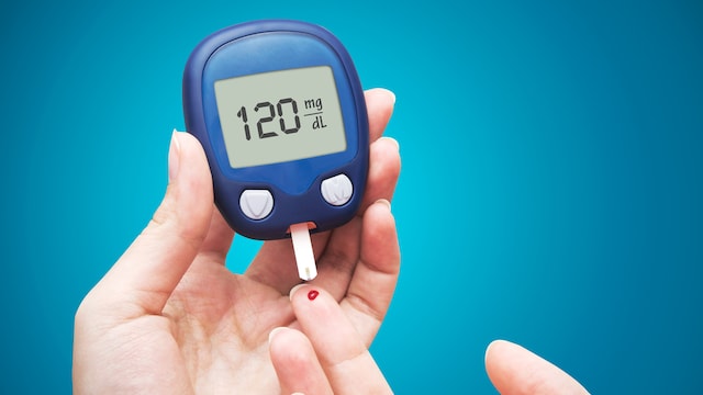 Stress increases cortisol levels, which can raise blood sugar even in the absence of food