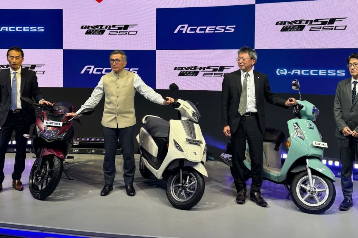 Suzuki e Access, launched at Bharat Mobility Global Expo 2025 Suzuki e Access, launched at Bharat Mobility Global Expo 2025