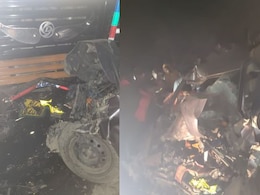 4 Dead, 2 Injured As Car Collides With Truck In Uttar Pradesh 4 Dead, 2 Injured As Car Collides With Truck In Uttar Pradesh