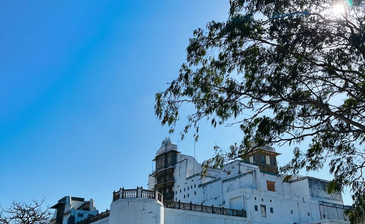 The Monsoon Palace or Sajjangarh is perched atop a hillock. Photo: Instagram/thepalateodyssey