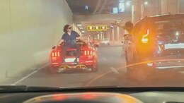 Vlogger Sits On Top Of Moving Ford Mustang In Gurugram, Lands In Custody