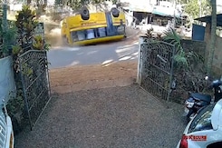 School Bus Loses Control, Flips Over In Kerala, 11-Year-Old Killed School Bus Loses Control, Flips Over In Kerala, 11-Year-Old Killed