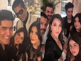 Karan Johar, Varun Dhawan, Nora Fatehi Ring In New Year Together. See Party Pics Karan Johar, Varun Dhawan, Nora Fatehi Ring In New Year Together. See Party Pics