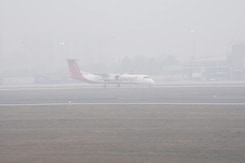 Over 400 Flights Delayed As Dense Fog Disrupts Operations At Delhi Airport Over 400 Flights Delayed As Dense Fog Disrupts Operations At Delhi Airport