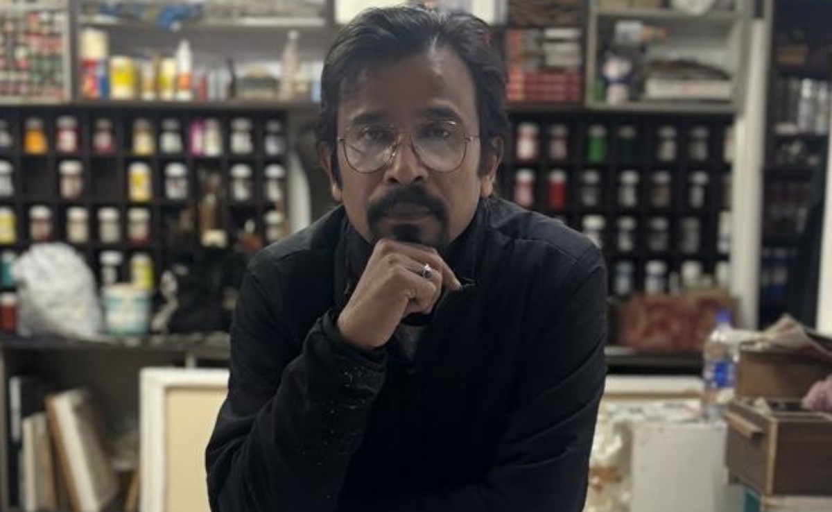 मनीष पुष्कले की चित्रकला: आकार, रंग, और रहस्य की एक यात्रा