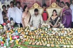 Watch: Man Serves 465 Dishes To Host Daughter, Son-In-Law For Makar Sankranti Watch: Man Serves 465 Dishes To Host Daughter, Son-In-Law For Makar Sankranti