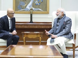 PM मोदी से मिले माइक्रोसॉफ्ट के CEO सत्य नडेला, भारत को AI फर्स्ट बनाने पर हुई चर्चा