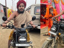 Seer Enters Maha Kumbh On Harley Davidson, Attendees Add Colour To Mega Event