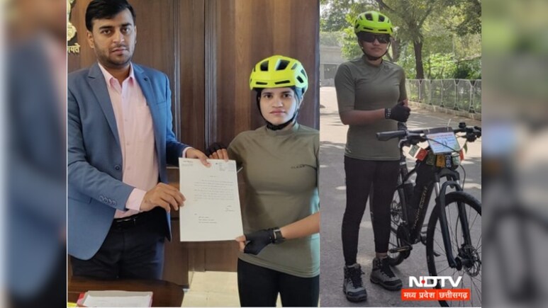 16 हजार KM. की यात्रा पूरी करके छतरपुर पहुंची एथलीट आशा, कन्याकुमारी से ये संदेश लेकर चल रहीं हैं...