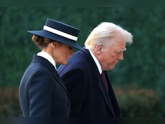 US President-Elect Trump, Melania Attend Pre-Inauguration Church Service