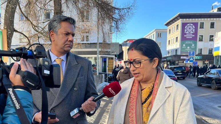 At Davos, Smriti Irani On Perils Of Not Seeing Productivity From Health Perspective