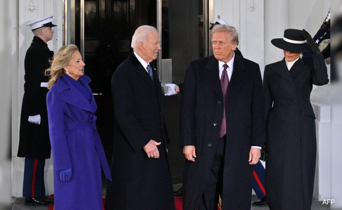 Joe Biden Welcomes Donald Trump To White House For Courtesy Visit
