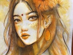 Viral Video Of Artist Making Woman's Portrait Using Spices Gets Over 20 Million Views Viral Video Of Artist Making Woman's Portrait Using Spices Gets Over 20 Million Views