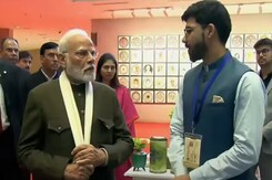 PM Modi Visits Exhibition At 'Viksit Bharat Young Leaders Dialogue' In Delhi PM Modi Visits Exhibition At 'Viksit Bharat Young Leaders Dialogue' In Delhi