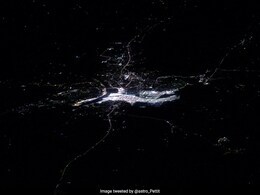 NASA Astronaut Shares Stunning Images Of Maha Kumbh Mela From Space: "Largest Human Gathering"