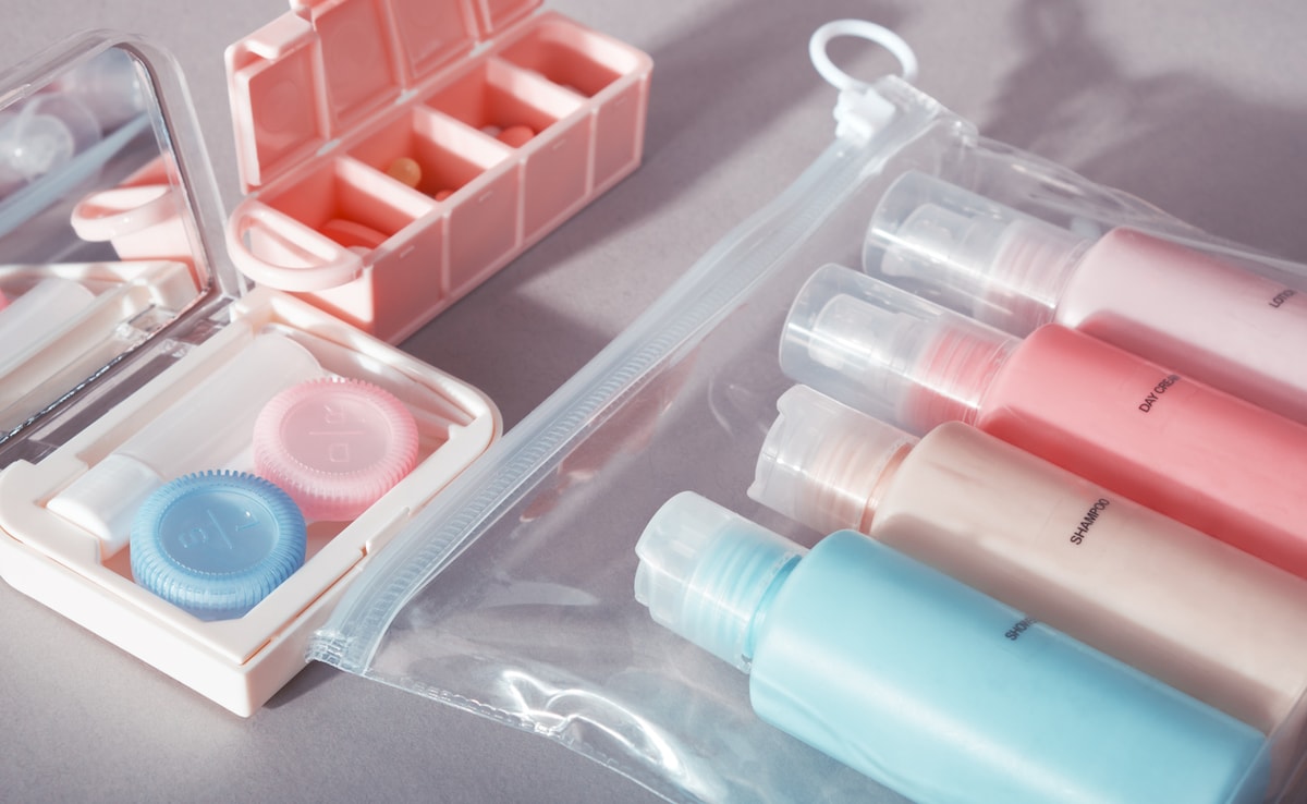 Mini toiletries are of great help. Photo: iStock Mini toiletries are of great help. Photo: iStock
