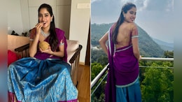 "Happy New Year" Indeed For Janhvi Kapoor In A Traditional Half <i>Saree</i>