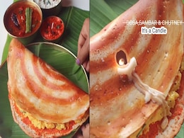 Viral Video Showing Candles Shaped Like Dosa-Sambar-Chutney Wows Users Viral Video Showing Candles Shaped Like Dosa-Sambar-Chutney Wows Users