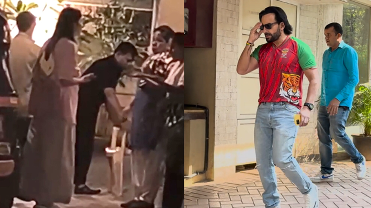 Scenes Outside Saif Ali Khan's House After He Was Stabbed