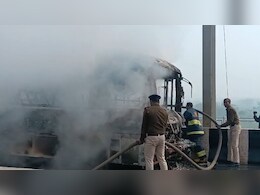 पटना के महात्मा गांधी सेतु पर जब एकाएक धू-धूकर जलने लगी बस, जान बचाने यहां-वहां भागने लगे लोग