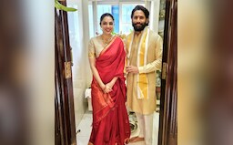 In Pics: Sobhita And Naga Chaitanya Celebrate First Pongal After Wedding