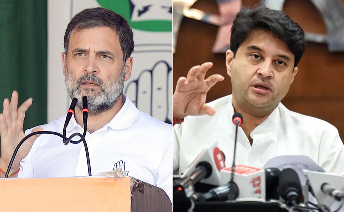Rahul Gandhi’s Remarks Draw Royal Pushback From J Scindia, Cousin Dushyant