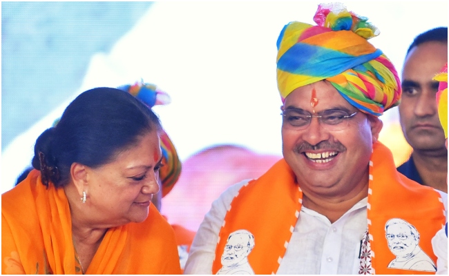 अंता में एक रथ पर दिखेंगे भजनलाल शर्मा और वसुंधरा राजे, रोड शो की तैयारी पूरी... होगा शक्ति प्रदर्शन