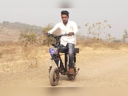 Inspirational story: शेताच्या बांधांवर 7 दिवसात बनवली ई बाईक, भंगाराचा केला वापर, 'ही' आहेत वैशिष्ट्य