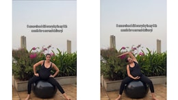 The Best Exercises To Do With A Stability Ball When Pregnant Like Sonnalli Seygall