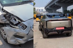 Mahindra BE 6's First-Ever Crash Pics Surface Online, Shows-Off Its Build Quality