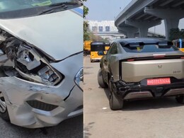 Mahindra BE 6's First-Ever Crash Pics Surface Online, Shows-Off Its Build Quality