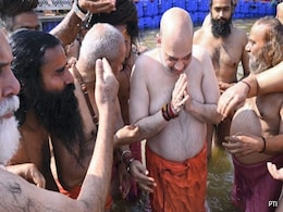 Video: Amit Shah Visits Maha Kumbh With Family, Takes Holy Dip In Sangam Video: Amit Shah Visits Maha Kumbh With Family, Takes Holy Dip In Sangam