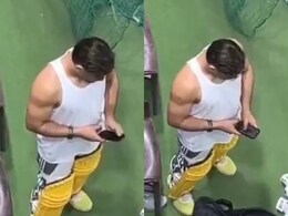 "Just Clearing Notifications...": Video Of MS Dhoni Using Mobile Phone During Training Stuns Internet