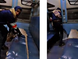 Reel के चक्कर में ट्रेन की सीटें फाड़कर..खिड़की से उड़ाए पुर्जे, वीडियो देख खौला यूजर्स का खून