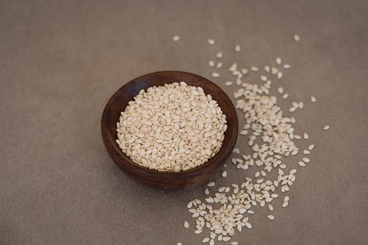 Sesame seeds have heating properties that help the body generate internal heat