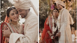 Darshan Raval And Dharal Surela Are High On Love And Style In White And Red Wedding Outfits