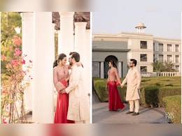 New Bride PV Sindhu Is Splendid In A Fusion Red Mrunalini Rao Outfit New Bride PV Sindhu Is Splendid In A Fusion Red Mrunalini Rao Outfit