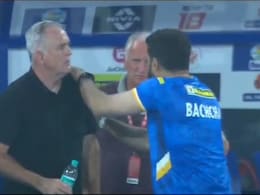 Watch: Abhishek Bachchan Loses Cool, Engages In Animated Discuscussion With ISL Team Coach Watch: Abhishek Bachchan Loses Cool, Engages In Animated Discuscussion With ISL Team Coach