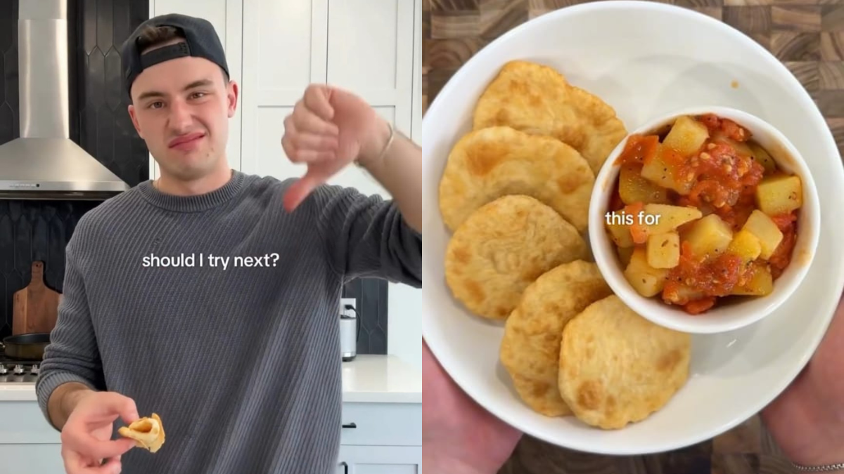 Foreign Vlogger Tries To Cook Puri Bhaji And Hates It - Viral Video Angers Indians