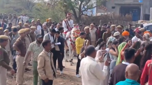 With 200 Cops As Security, Dalit Groom Rides Horse To Bride's House In Rajasthan