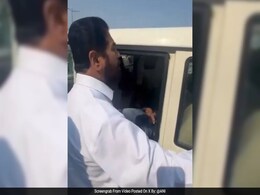 Video: Eknath Shinde Helps Man Injured In Road Accident Video: Eknath Shinde Helps Man Injured In Road Accident
