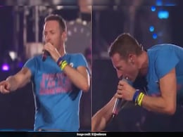 Watch: Coldplay Frontman Chris Martin Stops Ahmedabad Concert To Protect Fan Watch: Coldplay Frontman Chris Martin Stops Ahmedabad Concert To Protect Fan