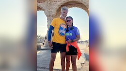 Milind Soman And Ankita Konwar Ran From Porbandar To Dwarka (104 Kilometres) On New Year's Eve