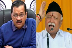 AAP vs BJP Letter War On New Year's Day, Arvind Kejriwal Writes To RSS Head AAP vs BJP Letter War On New Year's Day, Arvind Kejriwal Writes To RSS Head
