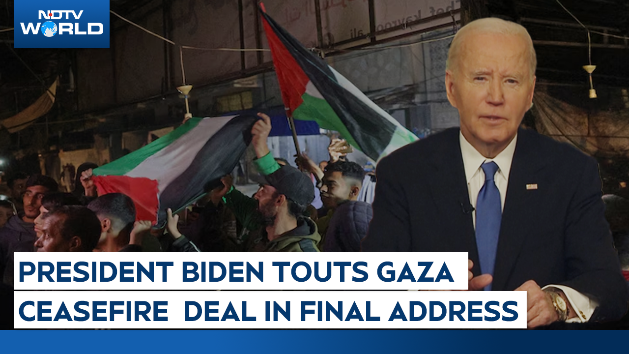 Biden On Gaza Ceasefire | President Joe Biden Touts Gaza Ceasefire Deal In Farewell Address