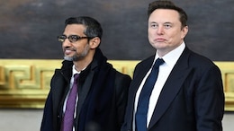 Tech Bosses Sundar Pichai And Elon Musk Chat At Trump's Inauguration
