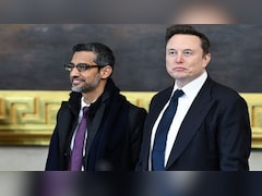 Tech Bosses Sundar Pichai And Elon Musk Chat At Trump's Inauguration